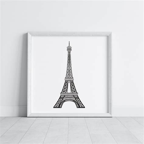 Eiffel Tower SVG Paris SVG Landmark SVG Travel Svg Eiffel Tower