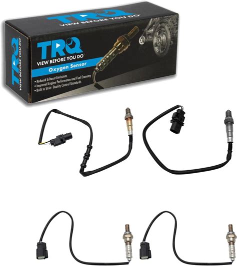 Trq Oxygen O2 02 Sensor Upstream And Downstream Set Of 4 Compatible With 2011 2014