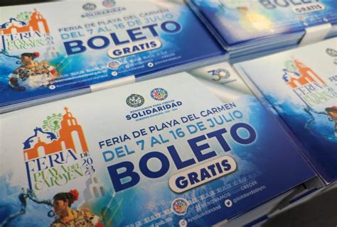 Feria de Playa del Carmen 2023 cómo conseguir los boletos