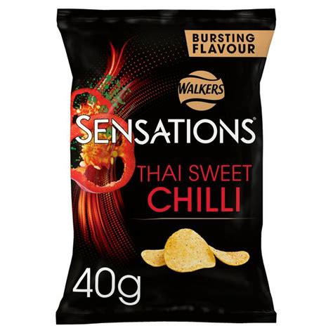 Walkers Sensations Thai Sweet Chilli Crisps 40g - £1 - Compare Prices