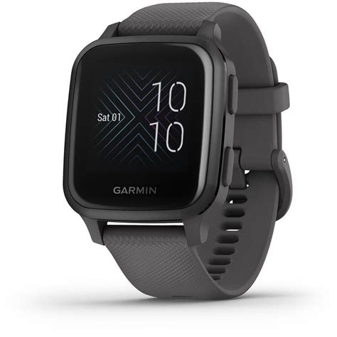 Reloj Inteligente Garmin Con Bisel De Aluminio Gris Y Correa De