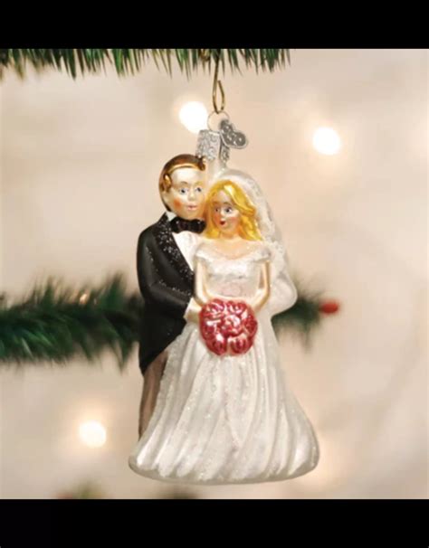 Old World Christmas Old World Christmasbridal Couple Ornament Grab
