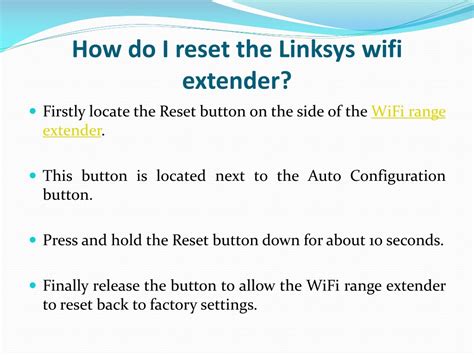 PPT - All About The Connection And Reset Guide Of Linksys Range