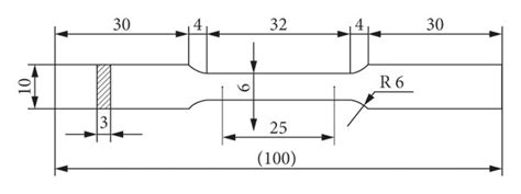 Specimens According To Astm E 8 Specification For Tensile Test A Download Scientific Diagram