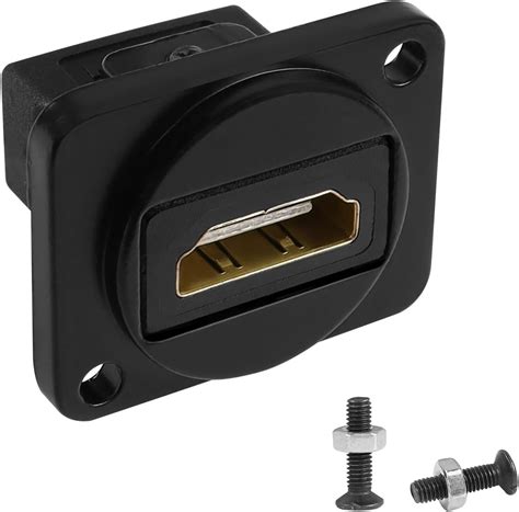 Amazon Qianrenon K Hdmi Panel Mount Adapter Coupler Hdmi