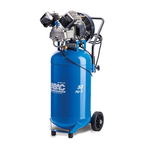 Compresseur d air à piston mobile vertical 50L 3 Cv 10 Bar Gamme Pro