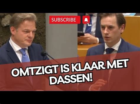 Omtzigt Is KLAAR Met Dassen En Zijn Vragen Over Wilders YouTube