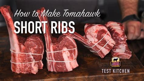 How To Make Tomahawk Short Ribs Youtube Short Ribs Beef Short Ribs Tomahawk Beef