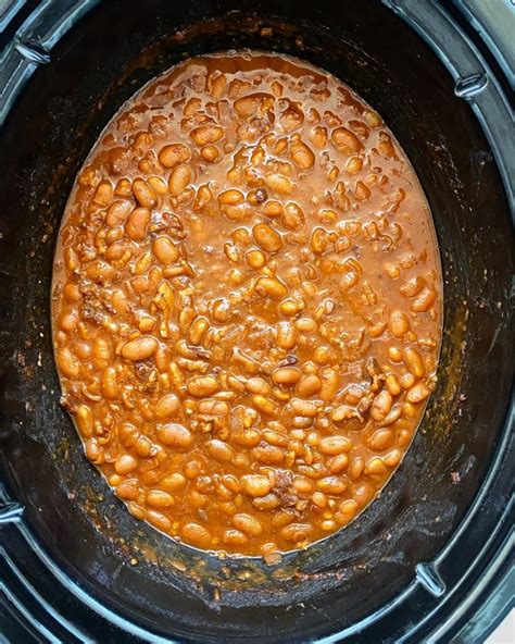 Slow Cooker Homemade Baked Beans Blackpeoplesrecipes