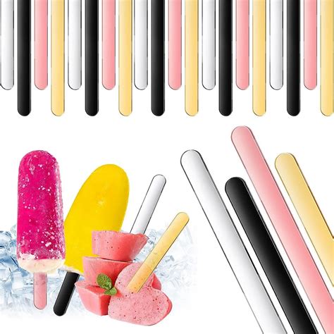 Pieces Acrylic Cakesicle Sticks Inch Reusable Ice Cream Sticks