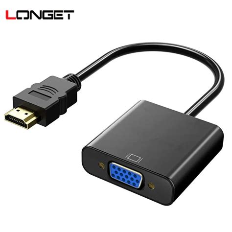 Hdmi To Vga Gold Plated 1080p Active Hdmi To Vga Adapter Video