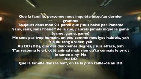 Pnl Au Dd Lyrics Vraies Paroles Son Youtube