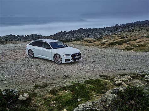 Download Compact Car White Car Car Audi Vehicle Audi A6 HD Wallpaper