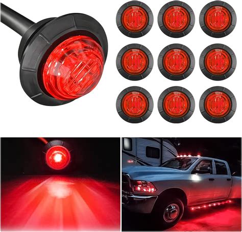 Amazon HIPOPY 10 Pcs 3 4 LED Round Clearance Bullet Marker Lights