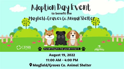 Cfsb Animal Adoption Day Mayfield Graves County Tourism Commission