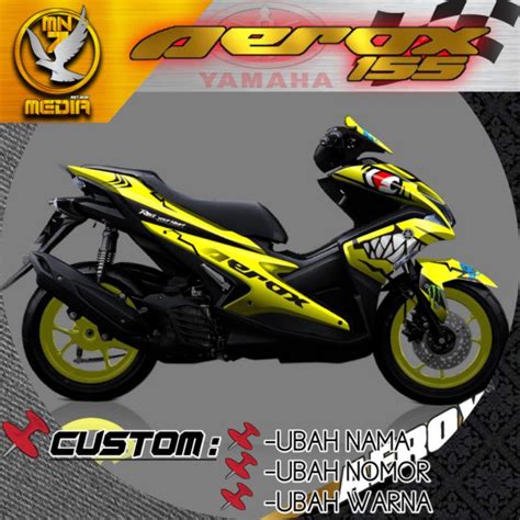 Jual Decal Sticker Yamaha Aerox Full Body Decal Sticker Yamaha Aerox