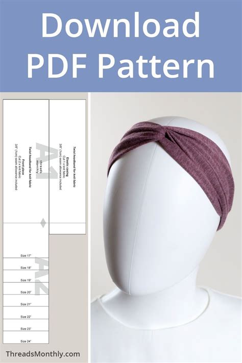 Free Patterns For Headbands To Sew