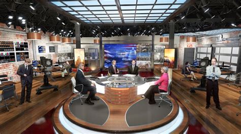 CBS News Studio 57 Broadcast Set Design Gallery