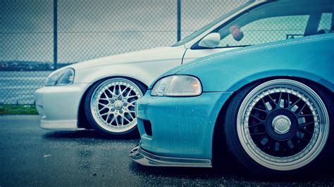 Honda Civic Jdm Japanese Domestic Market Blue Cars Wallpaper