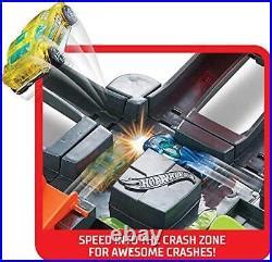 Car Track Set Hot Wheels Colossal Crash Track Set Figure Track Set Competitive Play Aeria