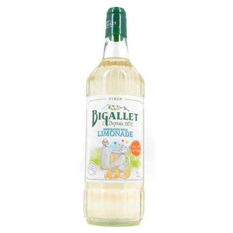 Livraison à domicile Bigallet Sirop préparation pour Limonade 1L