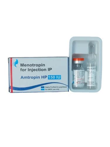 Menotropin Hmg Iu Injection Amtropin Hp Packaging Type Box