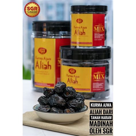 Kurma Ajwa Aliah Dari Tanah Haram Madinah Shopee Malaysia