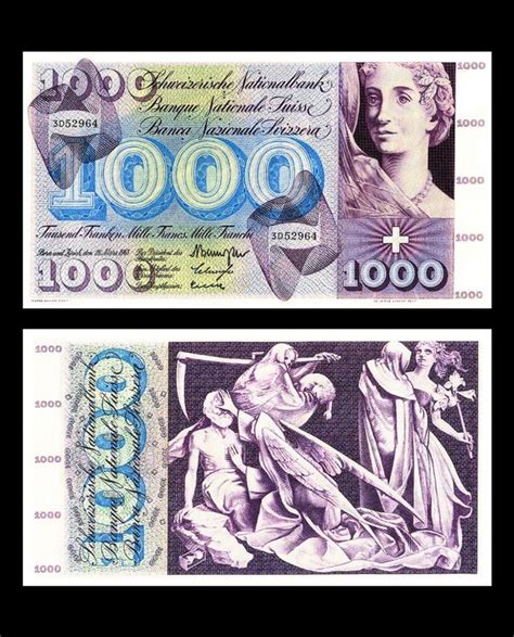 Franken Banknote Schweiz Serie Reproduktion Kaufen Auf Ricardo