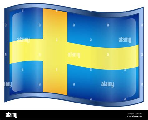 Sweden Flag Icon Stock Photo Alamy