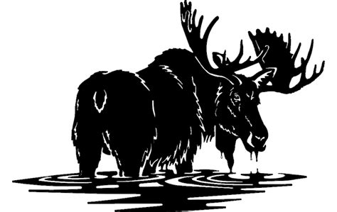 Moose 2 Free DXF File for Free Download | Vectors Art