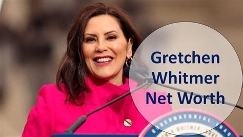 Gretchen Whitmer Net Worth 2023: Biography, Salary, Height and Family ...