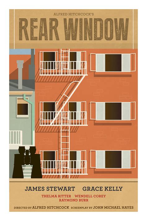 Rear Window Movie Poster Unframed Print Only - Etsy