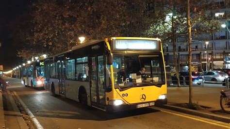 Circulación autobús línea N18 Avanza Baix Mercedes Benz Citaro 1150 ex