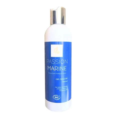 Gel Douche Tonifiant Algues Marines Bio Ylang Ylang Passion Marine