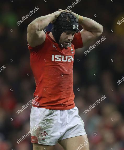 Leigh Halfpenny Wales Shows Look Dejection Editorial Stock Photo ...