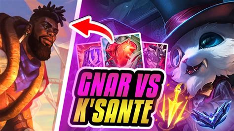 GNAR VS K SANTE TOP WITH LETHAL TEMPO Pre Season 13 Gnar Ranked