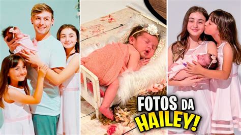 LEVAMOS A BEBÊ HAILEY para TIRAR FOTOS NEWBORN ELA GOSTOU Pai Também