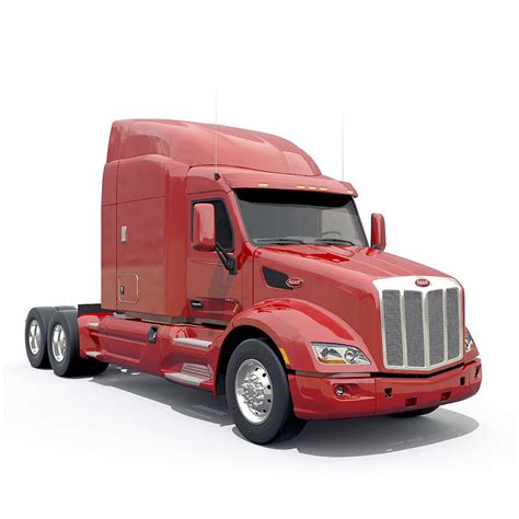 Peterbilt 579 3d Model 180 3ds C4d Lwo Max Obj Free3d