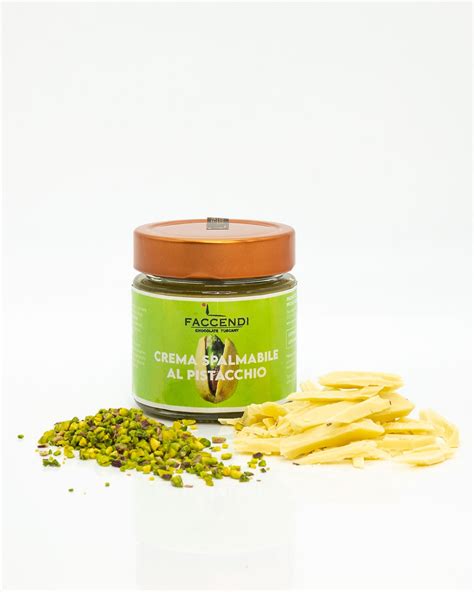 Crema Spalmabile Al Pistacchio Puro Di Sicilia Faccendi