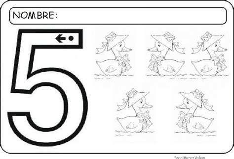 Trabajando En Educaci N Infantil Fichas Del N Mero