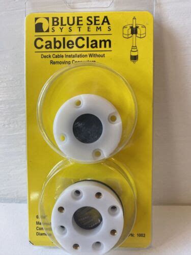 Blue Sea 1002 Cable Clam 0 8 Waterproof Cable Pass Through Ebay