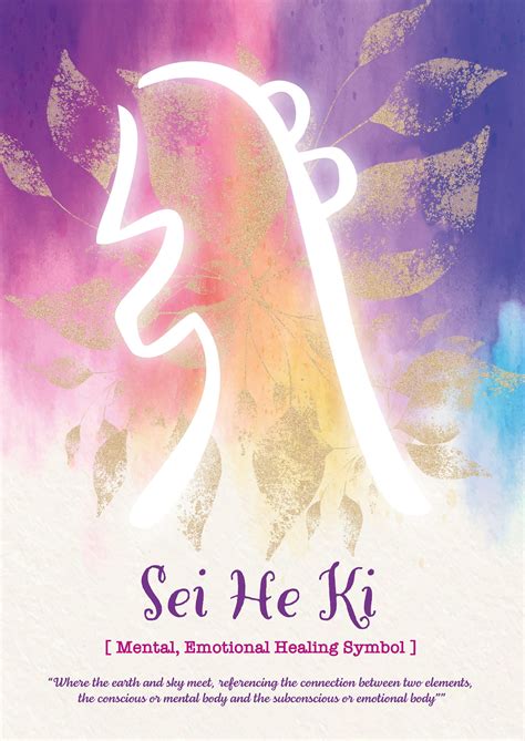 Reiki Symbols Set Of Wall Art Posters Cho Ku Rei Sei Hei Ki Hon Sha