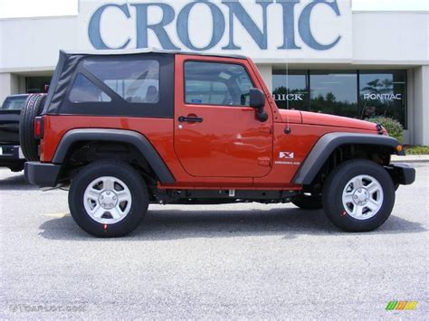 Sunburst Orange Pearl Coat Jeep Wrangler X X Photo