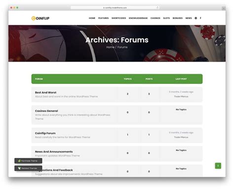 Forum Website Template Free