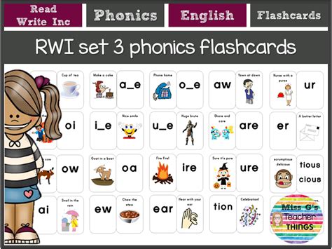 Read Write Inc (RWI) Set Flashcards And Green Word Cards, 58% OFF