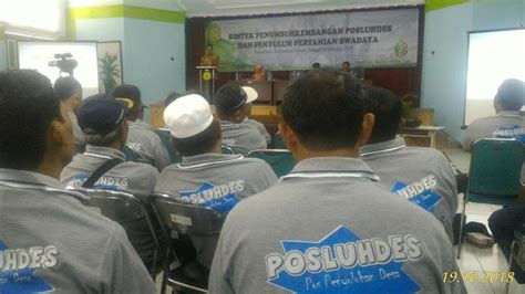 Tingkatkan Peran Posluhdes Dan PPS BPPSDMP Kementan Gelar Bimtek Sehari