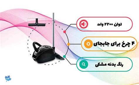 جاروبرقی بوش 42230 ⚡ قیمت خرید جارو کیسه ای 2200 وات BGLS42230