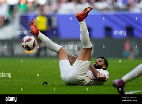 Jordans Mousa Altamari Falls During The Asian Cup Group E Soccer Match