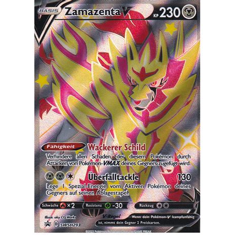 Zamazenta V SWSH 293 Promo Shiny Full Art Deutsch HolonCardshop