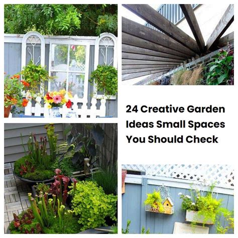 24 Creative Garden Ideas Small Spaces You Should Check Sharonsable